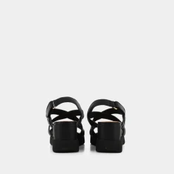 SPHERICA- SANDALI NERO D35G0D000TUC9999