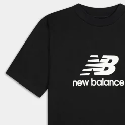 STACKED LOGO T-SHIRT- T-SHIRT BLACK MT41502