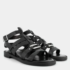 STASH- SANDALI NERO AP-E25D-04