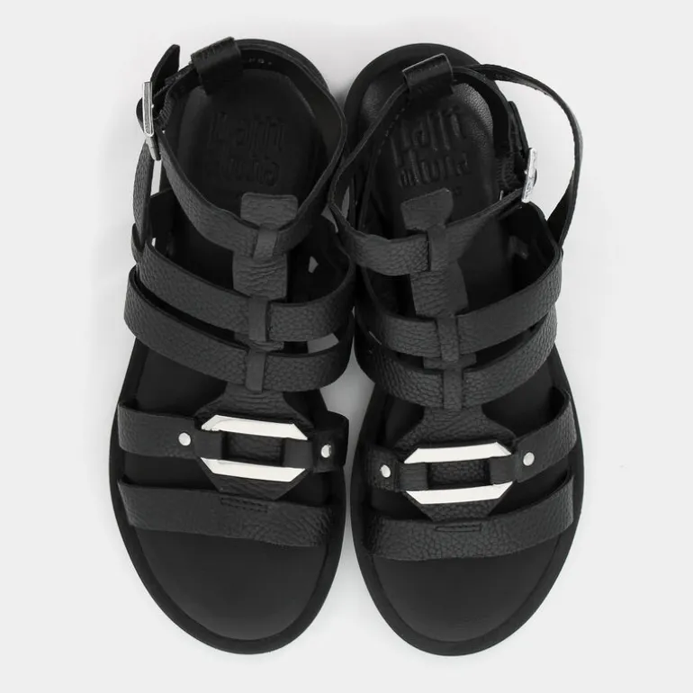 STASH- SANDALI NERO AP-E25D-04