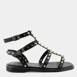 SU SOFT- SANDALI NERO RE-E24D-16