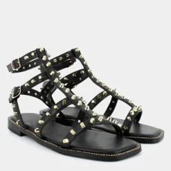 SU SOFT- SANDALI NERO RE-E24D-16