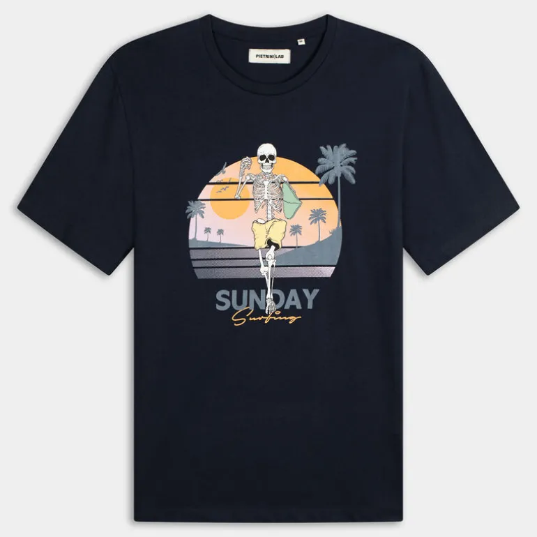 SUMMER- T-SHIRT BLU 12240765