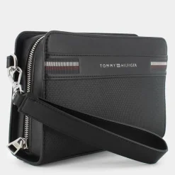 TH CORP TEXTURE POUCH- PICCOLA PELLETTERIA BLACK 12776-BDS