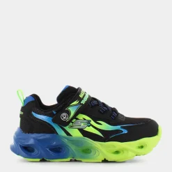 THERMO-FLASH- SPORTIVE Black Synthetic / Mesh / Blue & Lime Trim 400103L