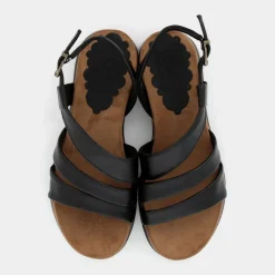 TIZIANA- SANDALI NERO IT-E25D-16