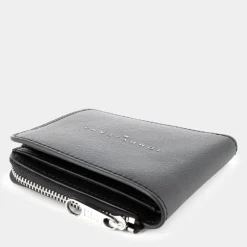 TJM LINEAR LOGO- PICCOLA PELLETTERIA BLACK 12921-BDS