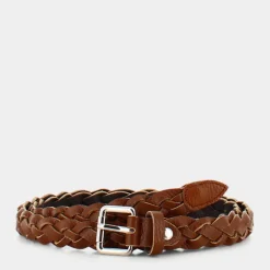 TRECCIA- CINTURE COGNAC CB-E24-01