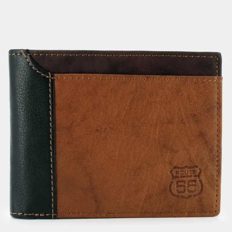 TULSA66- PICCOLA PELLETTERIA NERO MULTI 8021