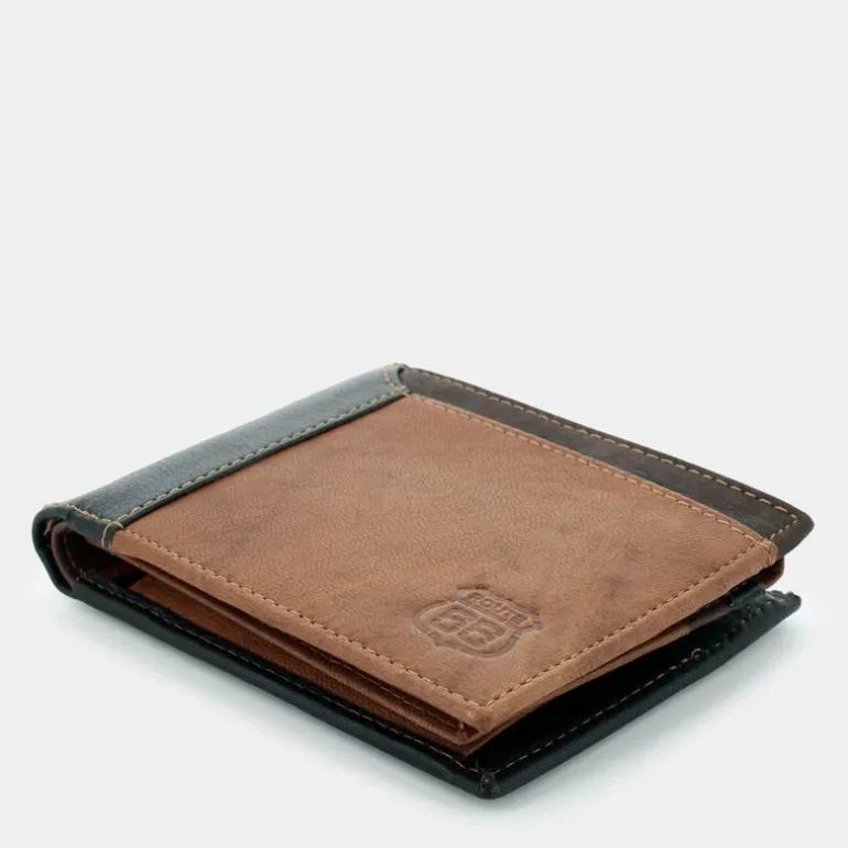 TULSA66- PICCOLA PELLETTERIA NERO MULTI 8021