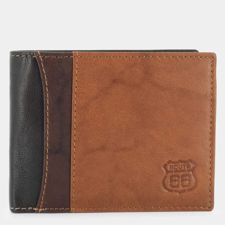 TULSA66- PICCOLA PELLETTERIA MULTI MARRONE 1568