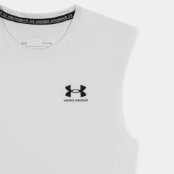 UA HG Armour Comp LS- T-SHIRT BIANCO 1361522