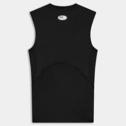 UA HG Armour Comp LS- T-SHIRT NERO 1361522