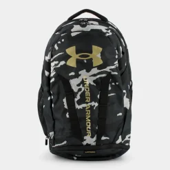 UA HUSTLE 5.0- ZAINI BLACK CAMO GOLD 1361176