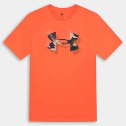 UA TECH PRINT FILL SS- T-SHIRT FIRE 1390208