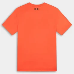 UA TECH PRINT FILL SS- T-SHIRT FIRE 1390208