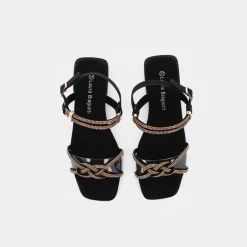 VELVET- SANDALI NERO 8053