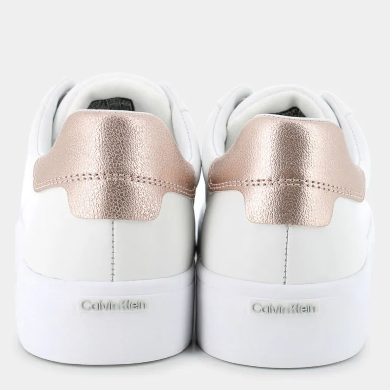 VULCANIZED LACE UP- SNEAKERS White/Metal Cameo HW021040K6