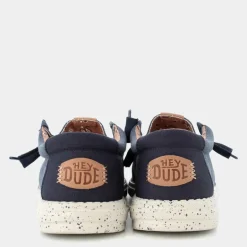 WALLY WASHED- MOCASSINI NAVY HD.40296