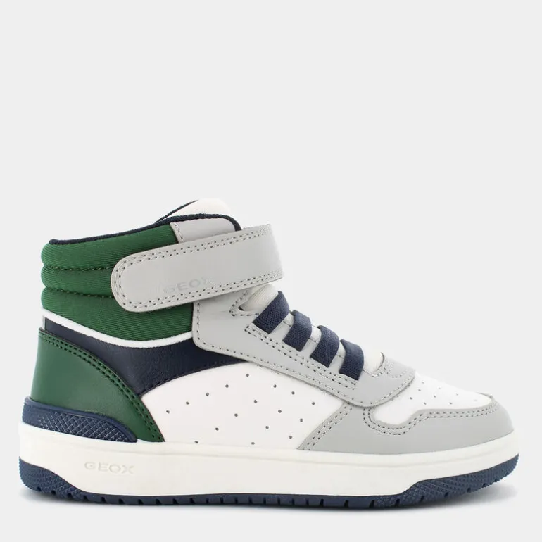 WASHIBA- SNEAKERS BIANCO VERDE GRIGIO J46LQB05415C1L3X