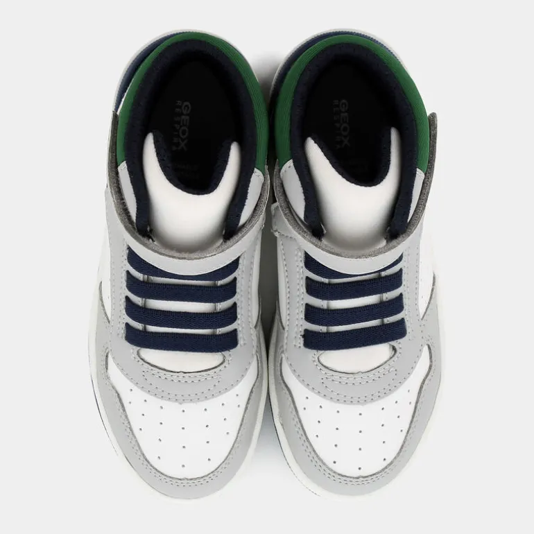 WASHIBA- SNEAKERS BIANCO VERDE GRIGIO J46LQB05415C1L3X