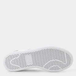 XK346- SNEAKERS WHITE+FAWN+GOLD X8X102