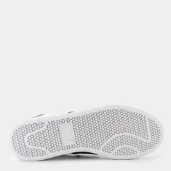 XK346- SNEAKERS WHITE+BLACK+GOLD X8X102.